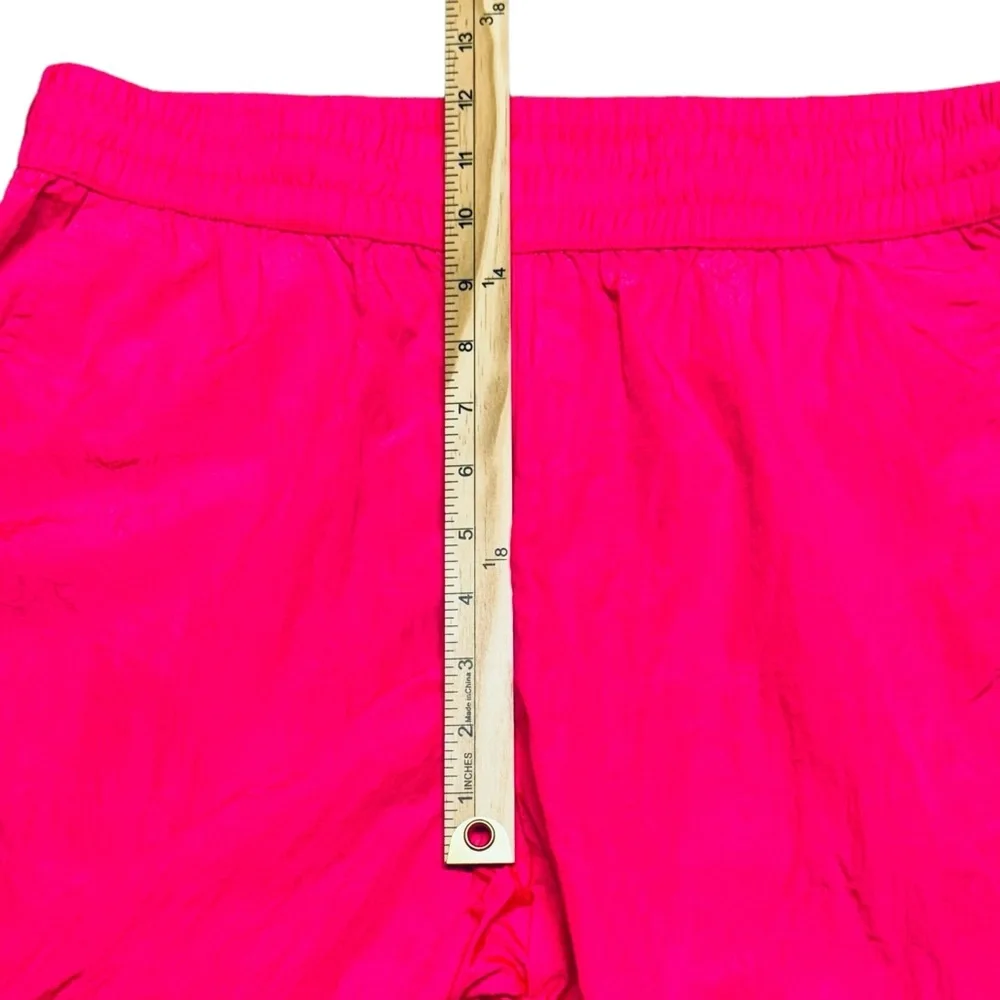 Future Collective‎ Alani Noelle Neon Pink Athletic Shorts Womens Medium Retro